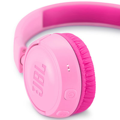 JBL JR300BT 学生耳机 无线蓝牙耳机 儿童耳机头戴式 耳麦可通话 低分贝学习耳机 绿色