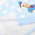 迪士尼（Disney）毛巾家纺 纯棉割绒柔软毛圈 米妮粉嫩冰激凌儿童浴巾婴儿浴巾(蓝色)第2张高清大图