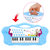 娃娃博士 儿童玩具电子琴 音乐早教玩具(蓝色 电子琴)第3张高清大图