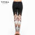 TITIKA瑜伽裤运动透气速干健身裤2016新修身显瘦动物图案瑜珈长裤(黑色 XXL)第4张高清大图