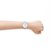 Tissot天梭俊雅系列六针石英钢皮带男表玫瑰金时尚计时三眼男士手表T063.617.36.037.00(白色 钢带)第5张高清大图