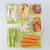 茶花保鲜盒冰箱专用可微波加热食品级塑料水果盒家用饭盒收纳套装(长方形550ML绿色【一组3个】 默认版本)第4张高清大图