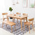 恒兴达 纯白橡木餐桌 北欧全实木餐桌椅组合小户型白橡木原木家用现代简约日式饭桌 默认1.2米，可加钱换1.4米.1.6米(定制（胡桃色） 单餐桌)第2张高清大图
