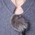 娇维安 韩版女装针织衫 春季短外套 毛球点缀蝙蝠袖针织开衫 女(浅灰色 均码)第4张高清大图