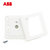 ABB开关插座面板 永致系列 白色一位电视插座 86型单联有线TV插座 AH301第4张高清大图