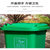 俊采云JunCaiYun垃圾桶盖子 240L塑料桶盖子(军绿色 JCY-135)第2张高清大图