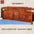 刺猬紫檀新古典红木床双人卧室1.8米新中式国色天香实木床(1.8米*2米框架结构)第8张高清大图