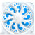 超频三（pccooler）小脚丫 机箱风扇 （120MM/ 静音/个性图案） 蓝色第4张高清大图