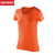 spiro 运动健身短袖T恤瑜伽服上衣运动紧身衣速干弹力训练塑身衣S280F(亮橘色 L)第3张高清大图