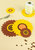 向日葵隔热垫锅垫家用餐垫盘子垫子餐桌防烫防油碗垫茶水硅胶杯垫(黄色 中号1个)第4张高清大图