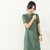 碎花气质连衣裙(绿色 175/96A)第3张高清大图