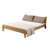 实木床双人床单人木床1.5米简易主卧床现代简约1.8北欧家具经济型(1.5M*2.0M 床+1个床头柜)第5张高清大图