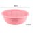 沥水篮滤水篮洗菜篮果蔬厨房置物架(粉色)第2张高清大图
