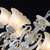 雷士 欧式吊灯水晶灯复古欧式美式客厅卧室餐厅灯具ECD9000(6头不带光源)第4张高清大图