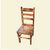 莱德顺写字椅 木板凳矮靠背家用凳鞋方椅子ST001(胡桃色 默认)第5张高清大图