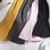 七格格2017春装新款条纹肌理荷叶喇叭袖修身打底衫T恤女M074(灰色 M)第5张高清大图