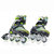 美洲狮（COUGAR）小孩溜冰鞋儿童全套装可调小孩轮滑鞋旱冰鞋男女(绿色没包套装 L（可调37-41）)第4张高清大图
