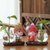 绿萝水培插花盆器皿花瓶透明玻璃水养植物花器客厅办公桌装饰摆件(默认 卡通-（LOVE一对）)第5张高清大图