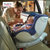 Britax宝得适双面骑士儿童安全座椅婴儿原装0-4岁宝宝双向调节汽车用座(紫色)第3张高清大图