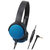 铁三角（Audio-technica）ATH-AR1iS 轻便携型耳罩式智能手机耳麦 蓝色第3张高清大图