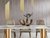 法卡萨 臻品生活 身份象征  现代欧式餐美式实木简美圆形餐台餐厅家具8261(蓝金砂)第5张高清大图