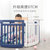 儿童室内小型婴儿安全家用学步游戏围栏宝宝玩具圆形围栏地上护栏(灰+白 默认版本)第3张高清大图