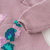 davebella戴维贝拉2018秋季新款女童连衣裙宝宝针织公主裙DBA8001(6Y 烟熏紫)第5张高清大图