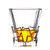 欧式洋酒杯子水晶玻璃威士忌杯家用啤酒杯网红创意ins风酒吧酒具(香槟色 默认版本)第9张高清大图