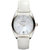 阿玛尼(ARMANI)手表时尚新款圆形钢表盘日历白色皮带石英女表AR0377 AR0378(AR0377)第5张高清大图