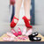 舞蹈鞋女软底练功鞋幼儿童瑜伽猫爪鞋粉色成人跳舞鞋红色芭蕾舞鞋(白色 31码（19CM）)第4张高清大图