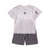 织里童装男童夏装套装2021新款中大童潮牌运动两件套儿童短袖套装(灰色 150cm)第5张高清大图