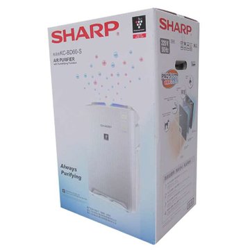 夏普(sharp) 家用氧吧 加湿除甲醛PM2.5烟尘 空气净化器 KC-BD60-S(银色 热销)