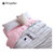 日式全棉天竺棉四件套床罩被罩枕套针织棉纯棉简约床上用品TP2957(蓝白格 2M)第2张高清大图