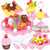 【彼优比】儿童过家家玩具水果蛋糕玩具切切乐水果蛋糕玩具套装儿童玩具(86件蓝)第5张高清大图