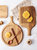 日式榉木小砧板实木面包板家用菜板案板寿司披萨牛排板切水果砧板(斑马木方形凹槽披萨盘)第3张高清大图