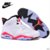 耐克Nike乔丹Air Jordan 6代篮球鞋男女鞋气垫鞋全明星战靴奥利奥情侣款运动鞋(红色 43)第5张高清大图