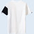 富贵鸟 FUGUINIAO 短袖T恤男时尚潮流印花打底衫 18146FG1817(黑色 2XL)第2张高清大图