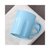 创意情侣刷牙杯 简约家用浴室洗漱杯 塑料带手柄便携式旅行牙刷杯(蓝 色 901-1000ml)第4张高清大图