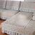 Bolly宝莱国际 舒适柔软全棉提丝印花绗缝沙发垫(美丽相约-绿 90*210cm)第2张高清大图