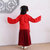 明制儿童汉服女童古装中国风2020新款秋装长袖唐装古风仙女裙(110 红)第3张高清大图