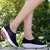 2017年春夏新款摇摇鞋透气女鞋休闲运动松糕鞋坡跟单鞋网布鞋(黑色 110cm(35))第3张高清大图