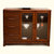 御品工匠 现代中式简约时尚家具 中式橡木餐柜 实木餐边柜 K0812(乌金木色 单门)第2张高清大图