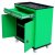老A 绿色 一抽双门工具车 零件柜 工具柜 零件车工具收纳LA111815/第5张高清大图