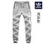Adidas/阿迪达斯运动裤男裤子三叶草收口小脚长裤(Q6518灰色 XL)第4张高清大图