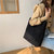 秋冬大容量包包女2021新款时尚森系灯芯绒水桶包学生单肩包条绒(棕色 默认版本)第3张高清大图