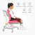 美好童年 成长椅 儿童学习椅 学生椅 儿童学习成长椅 MHTN-107(儿童学习椅(公主粉))第3张高清大图