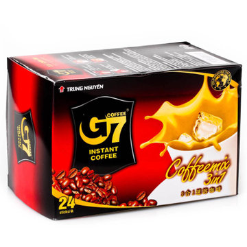 【真快乐自营】越南进口中原G7 三合一速溶咖啡384g 16g*24包