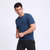 TP短袖t恤男士运动冰丝健身速干衣夏季休闲圆领宽松大码跑步排汗衣 TP8114(墨蓝色 XL)第4张高清大图