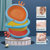 美的母婴系列 贝比乐乐 婴儿洗脸盆儿2个装塑料pp折叠防摔盆(蓝色)第5张高清大图