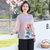 2022年新款中年妈妈短袖t恤女夏装夏季女装宽松特大码上衣洋气t桖(粉红色 3XL建议（125-135）斤)第5张高清大图